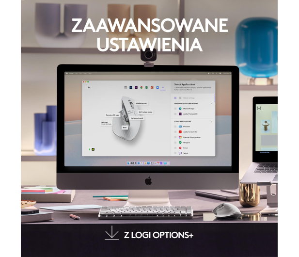 LOGITECH MX Master 3s MAC Pale Grey - 1080183 - zdjęcie 13